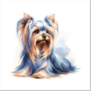 Yorkshire Terrier Watercolor - Beautiful Dog Posters and Art